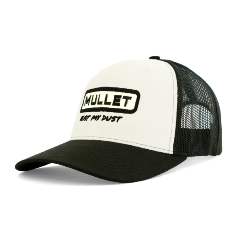 Mullet Tools black/white Eat My Dust snapback trucker hat