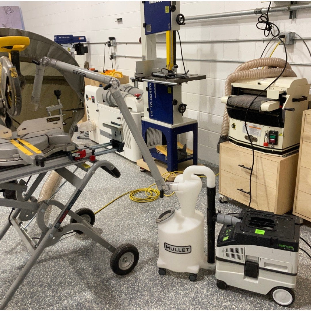 Festool CT 15 & 25 connection kit to Mullet High-Speed Cyclone and Boom Arm Base