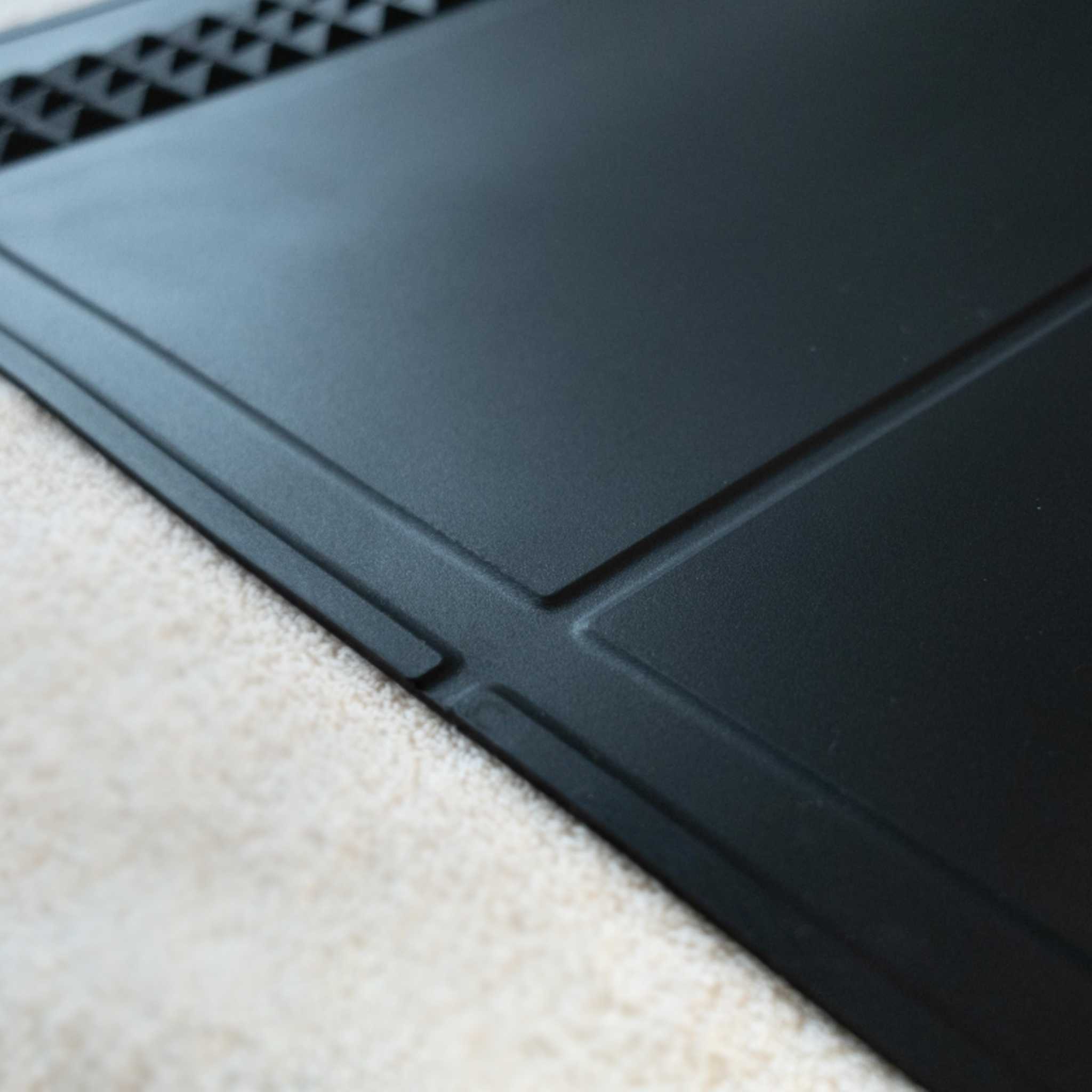 Silicon Project Mat - Grooves - Black - Mullet Tools