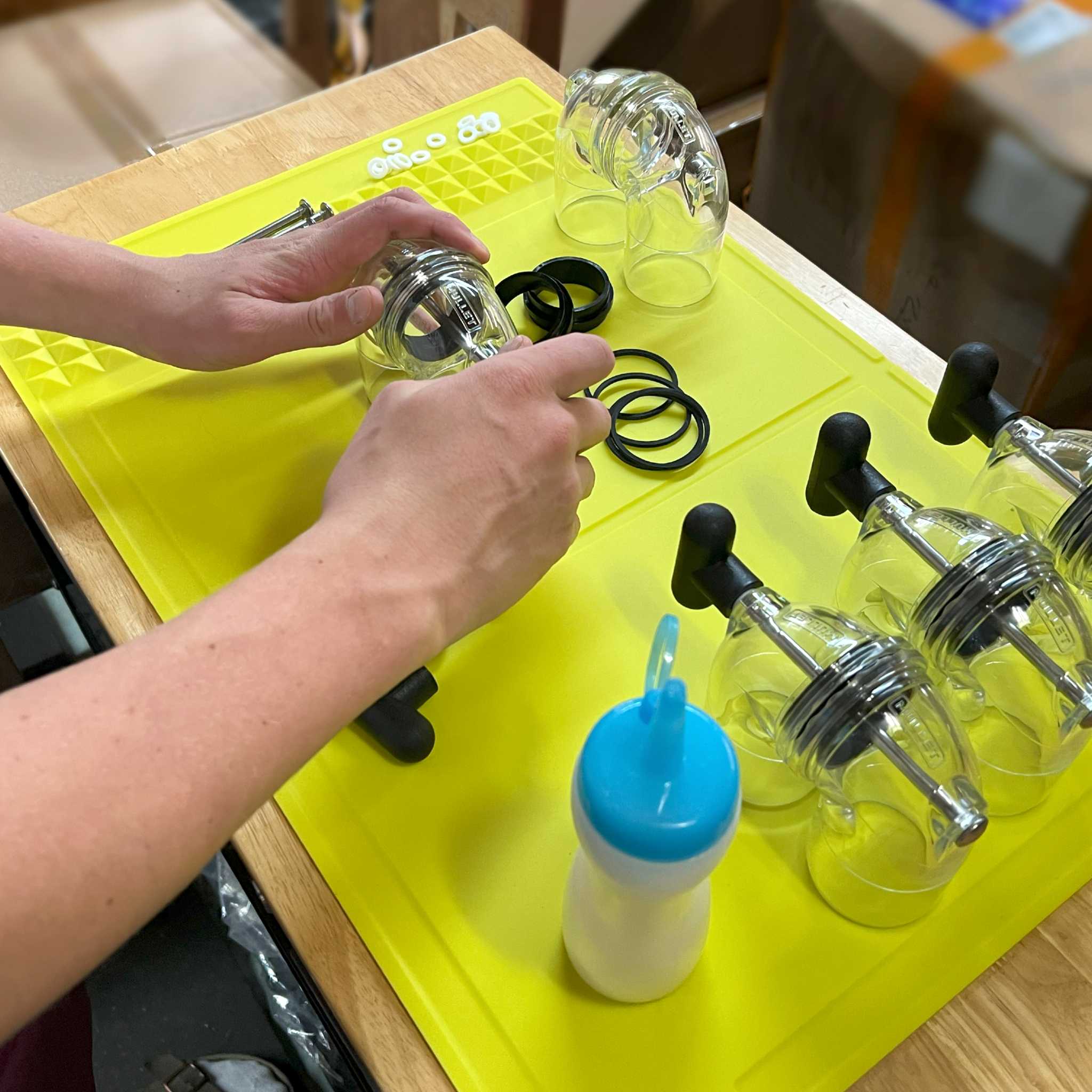 Silicon Project Mat - Parts - Hi-Vis Yellow - Mullet Tools