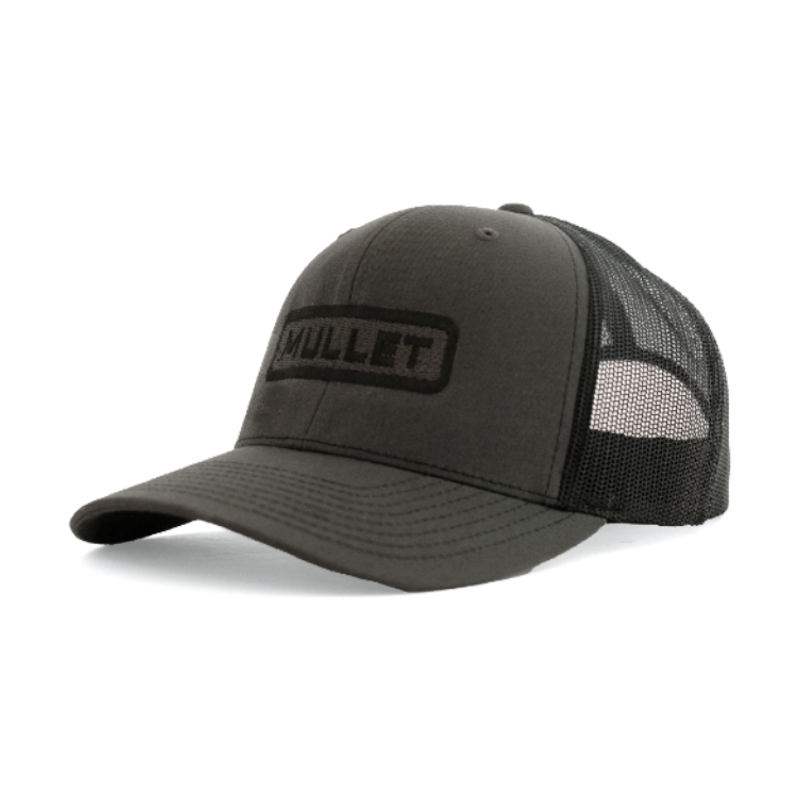Mullet Tools charcoal/black snapback trucker hat