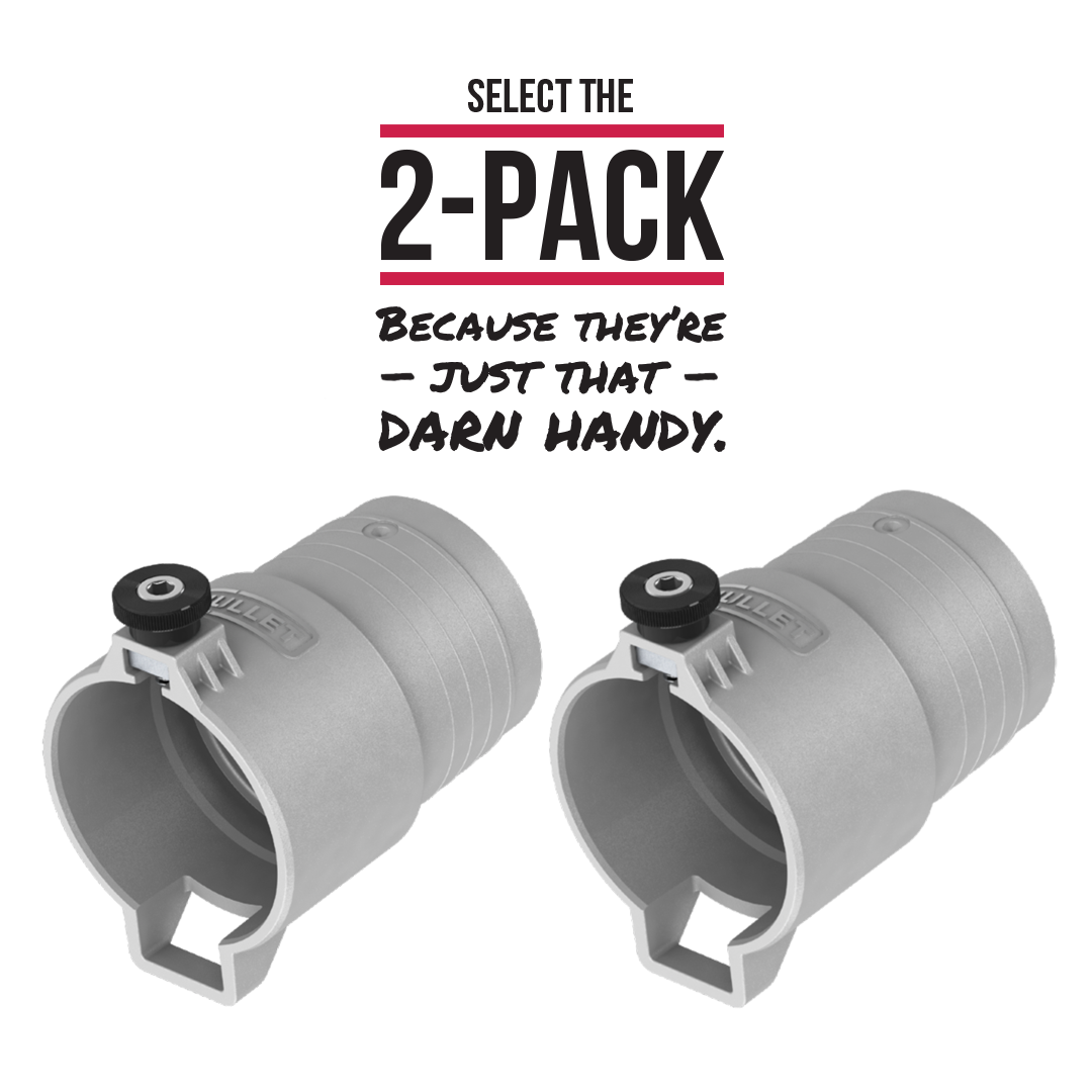 Universal Shop Hose Vac Adapter - Mullet Tools - 2 Pack - Mullet Tools